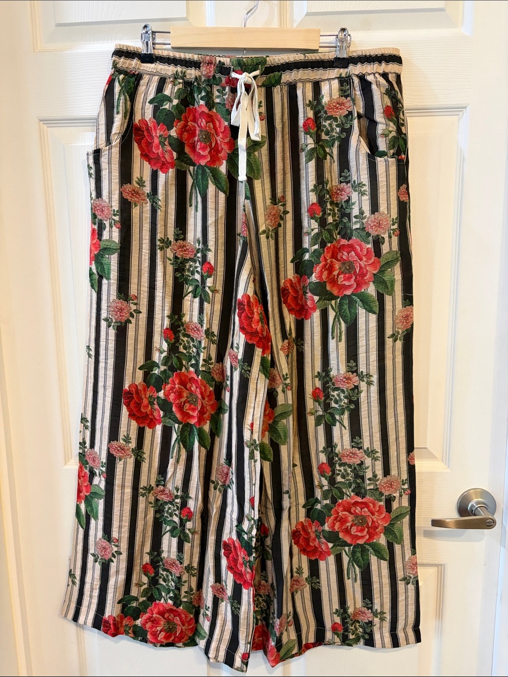 Jaded Gypsy Star Dreamer Rose Wide Leg Pants